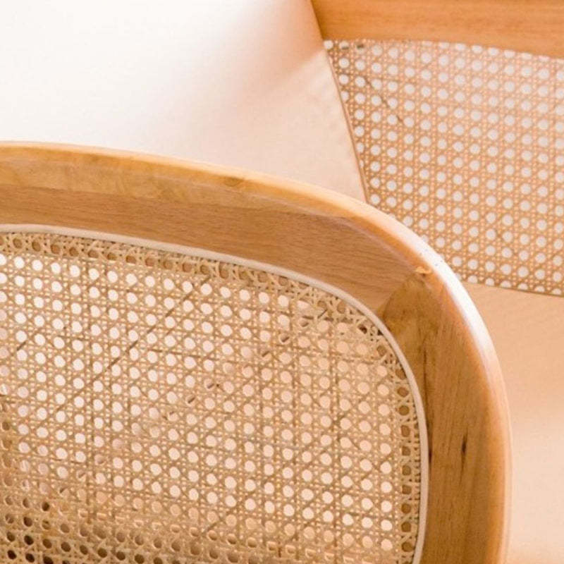 Minimalist Tech Fabric Half-Round Accent Chair — Tech Fabric & Gray