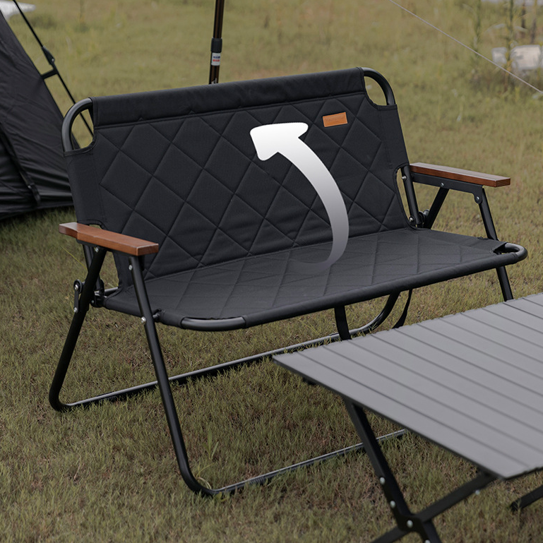 Modern Foldable Oxford Fabric Iron Chair