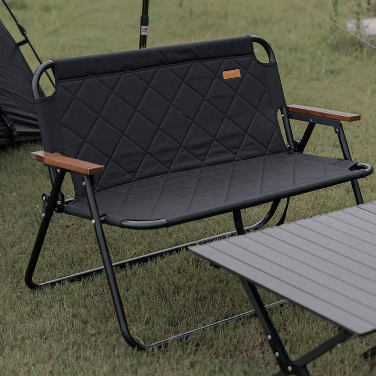 Modern Foldable Oxford Fabric Iron Chair