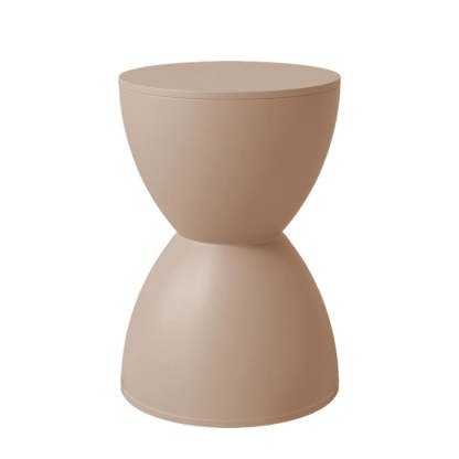 Minimalist Hourglass Round Plastic Chair