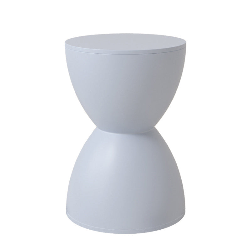 Minimalist Hourglass Round Plastic Chair