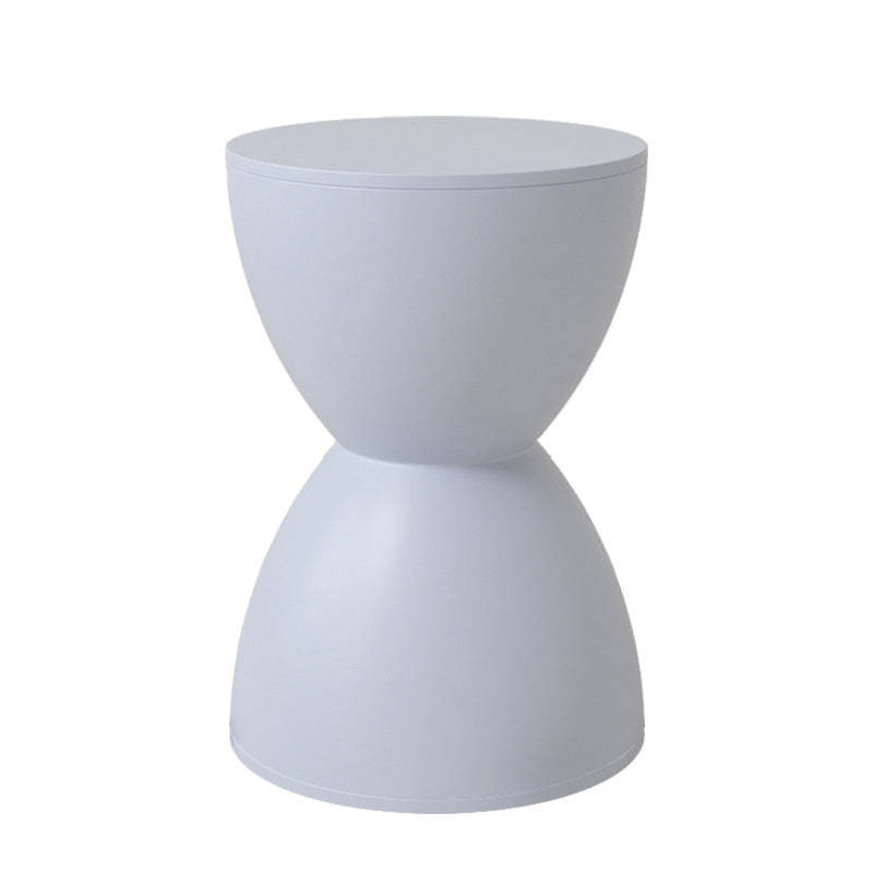 Minimalist Hourglass Round Plastic Chair