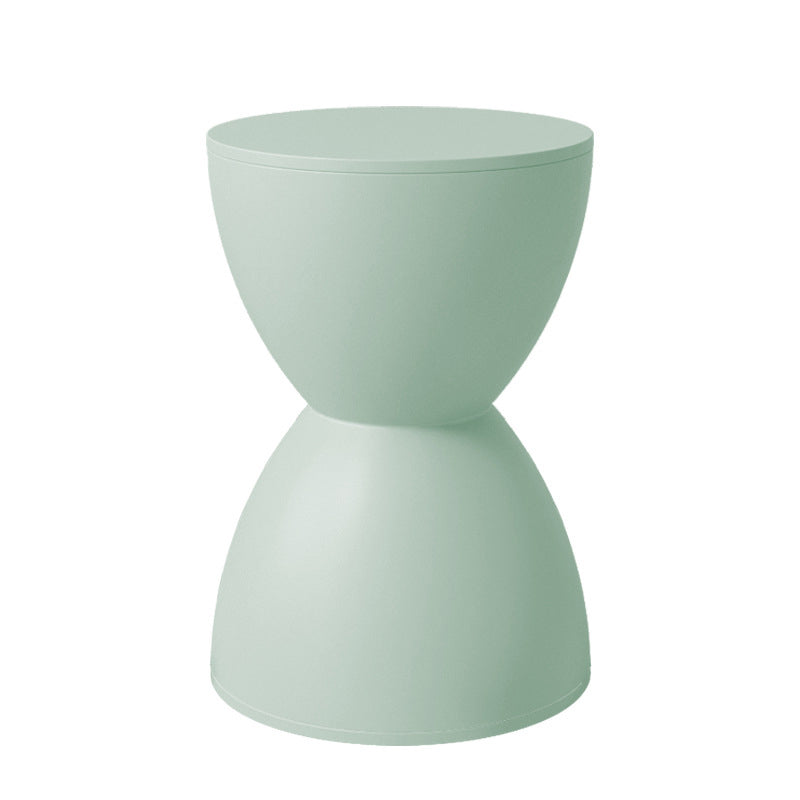Minimalist Hourglass Round Plastic Chair