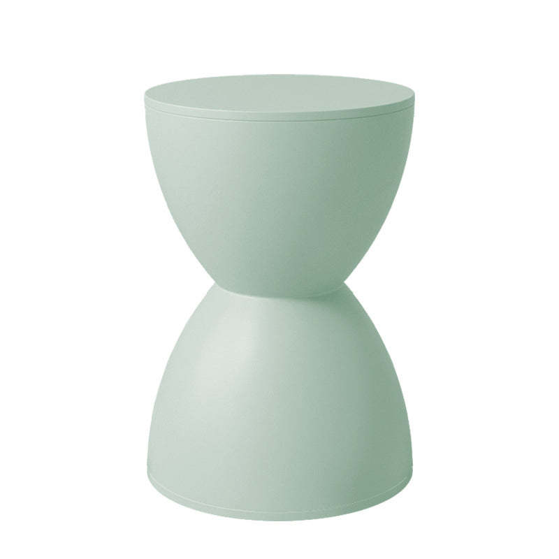 Minimalist Hourglass Round Plastic Chair
