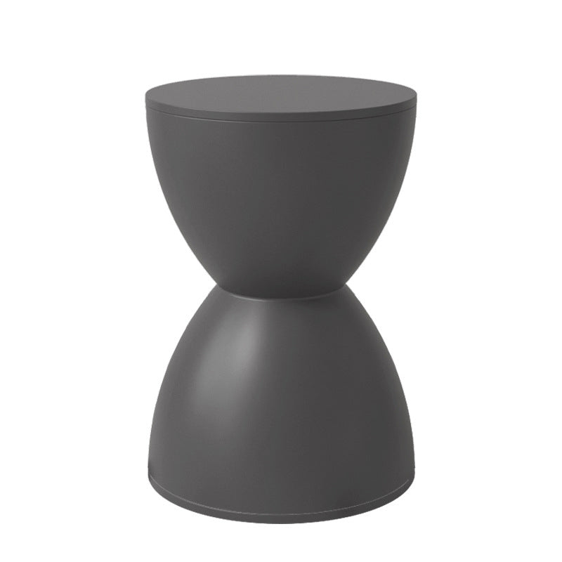 Minimalist Hourglass Round Plastic Chair