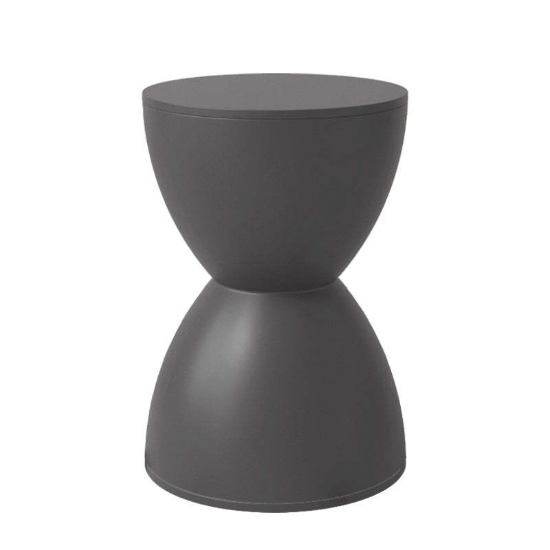 Minimalist Hourglass Round Plastic Chair