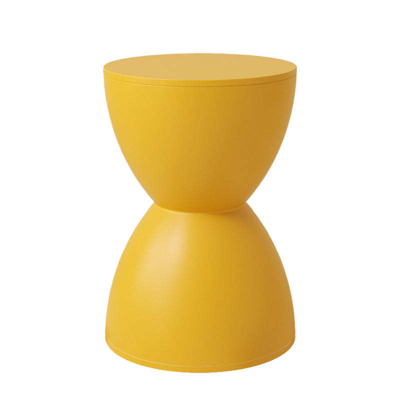 Minimalist Hourglass Round Plastic Chair