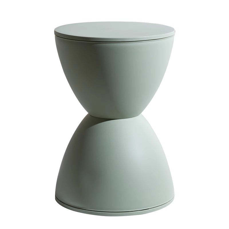 Minimalist Hourglass Round Plastic Chair