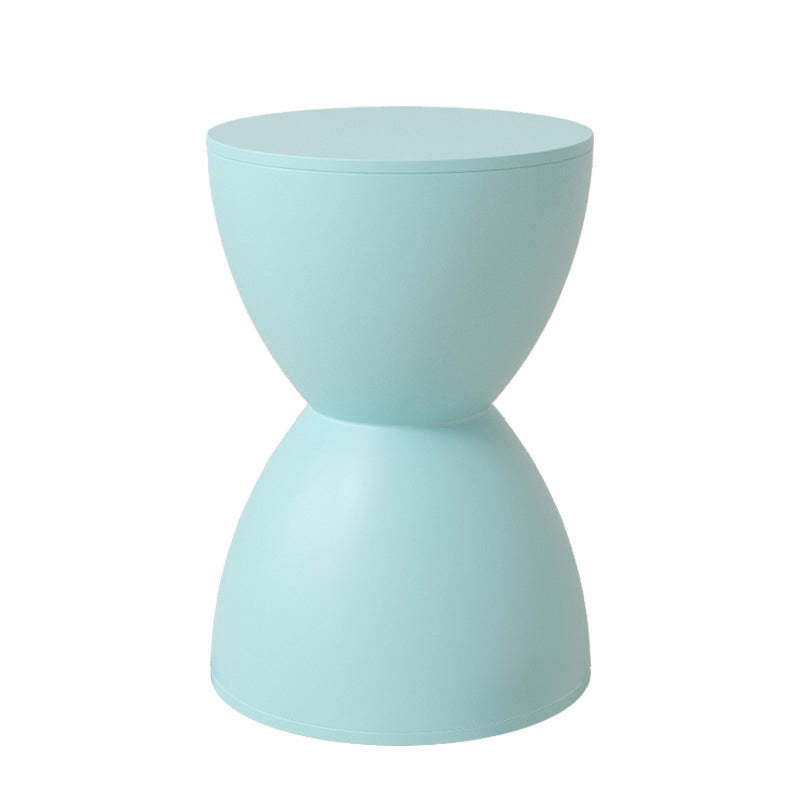 Minimalist Hourglass Round Plastic Chair