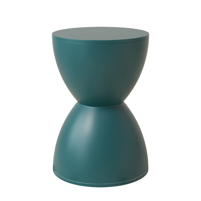 Minimalist Hourglass Round Plastic Chair