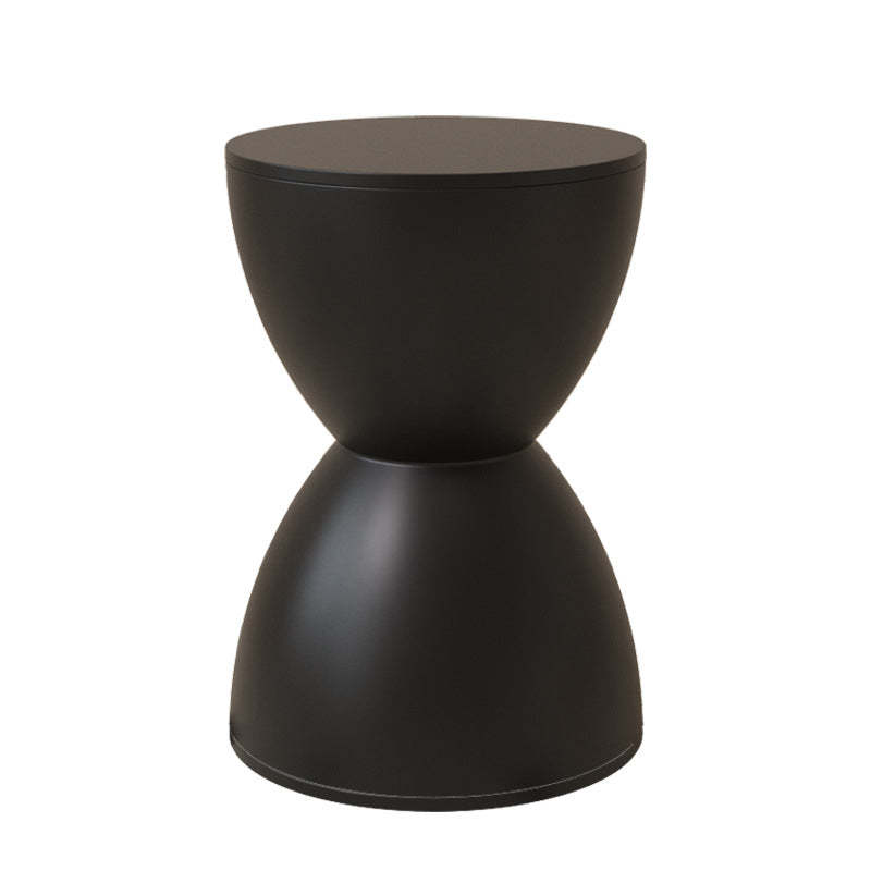 Minimalist Hourglass Round Plastic Chair