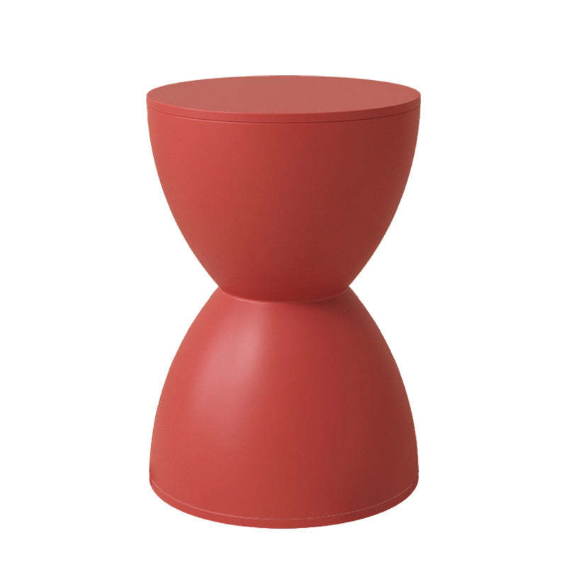 Minimalist Hourglass Round Plastic Chair