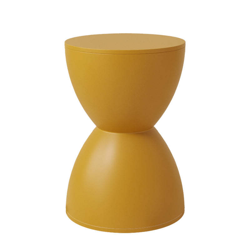 Minimalist Hourglass Round Plastic Chair