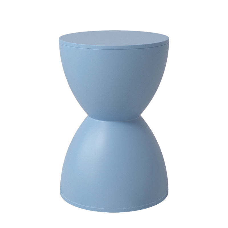 Minimalist Hourglass Round Plastic Chair
