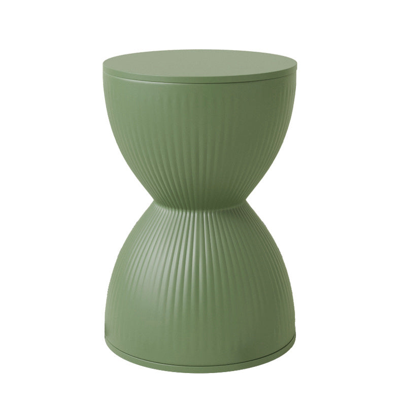 Modern Hourglass Stripe Plastic Chair