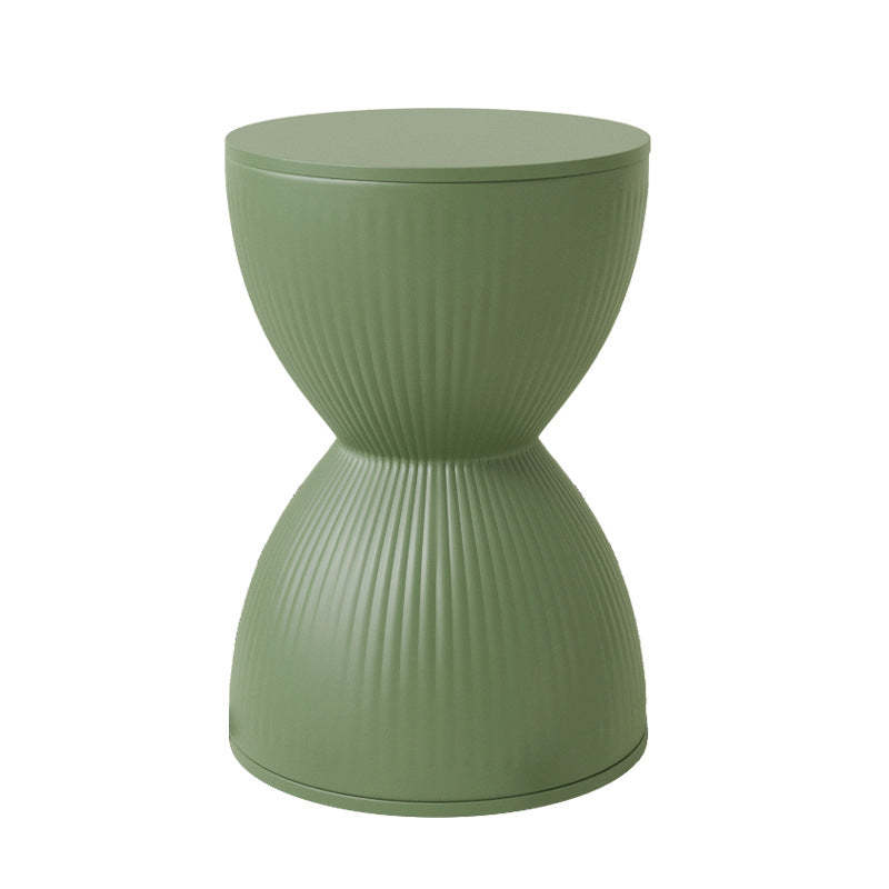 Modern Hourglass Stripe Plastic Chair
