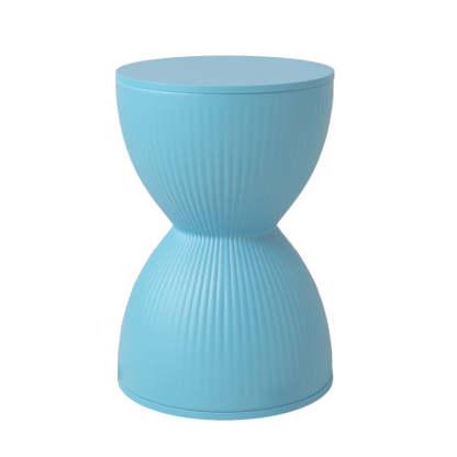 Modern Hourglass Stripe Plastic Chair
