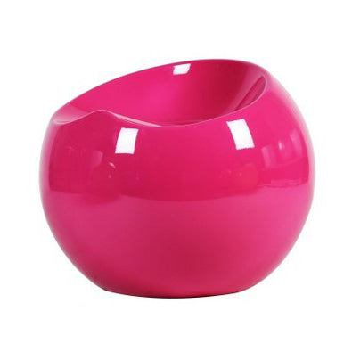Art Deco Apple Round Plastic Steel Chair