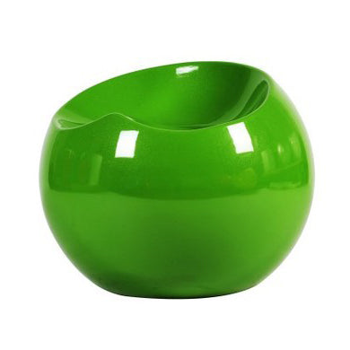 Art Deco Apple Round Plastic Steel Chair