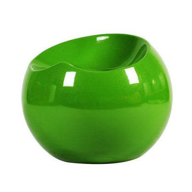 Art Deco Apple Round Plastic Steel Chair