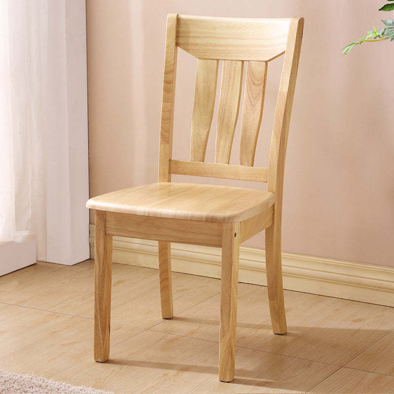Chinese Parallel Wood Dining Chair