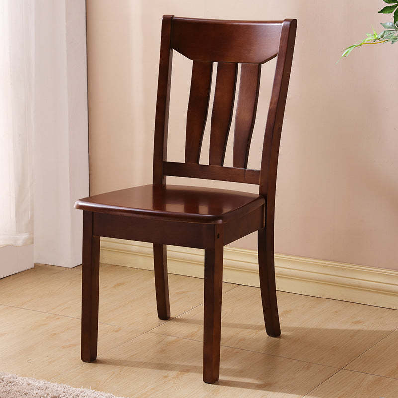 Lighom traditional parallel wood dining chairs & benches