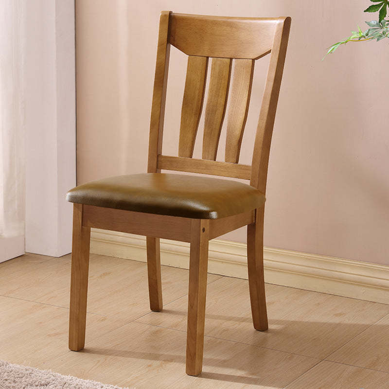 Chinese Parallel Wood Dining Chair