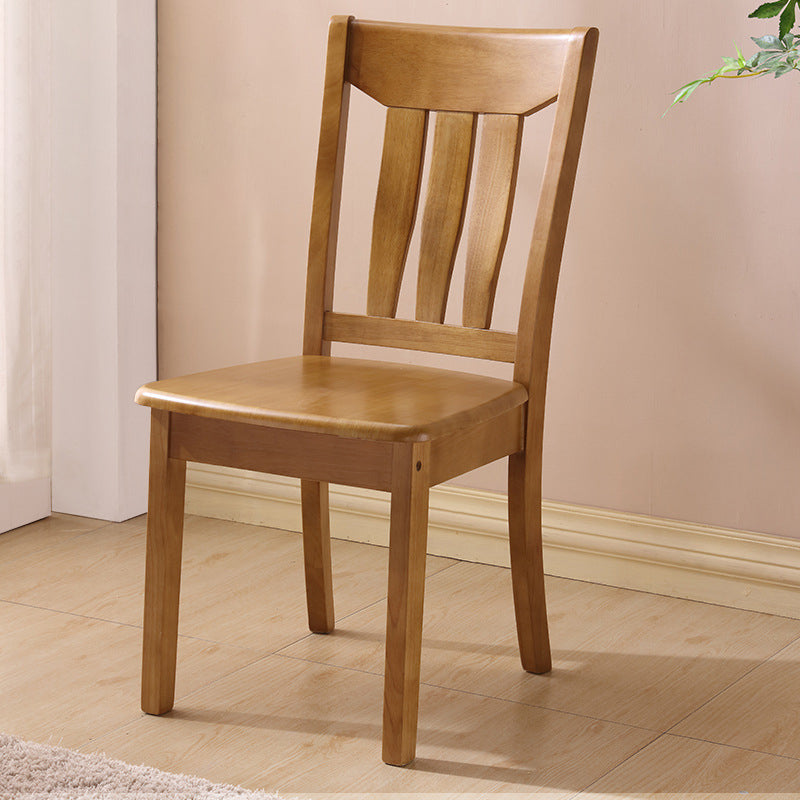 Chinese Parallel Wood Dining Chair