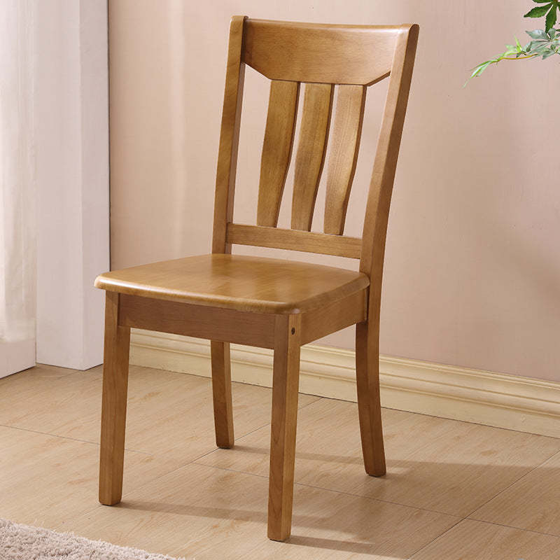Chinese Parallel Wood Dining Chair