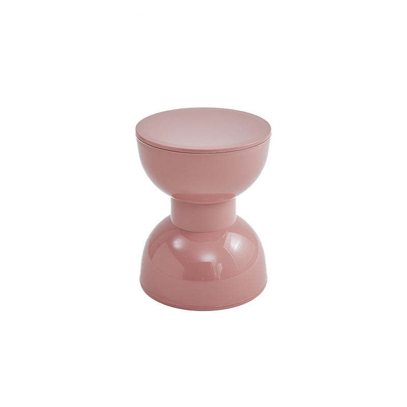 Scandinavian Half Round Barbell Low Stool