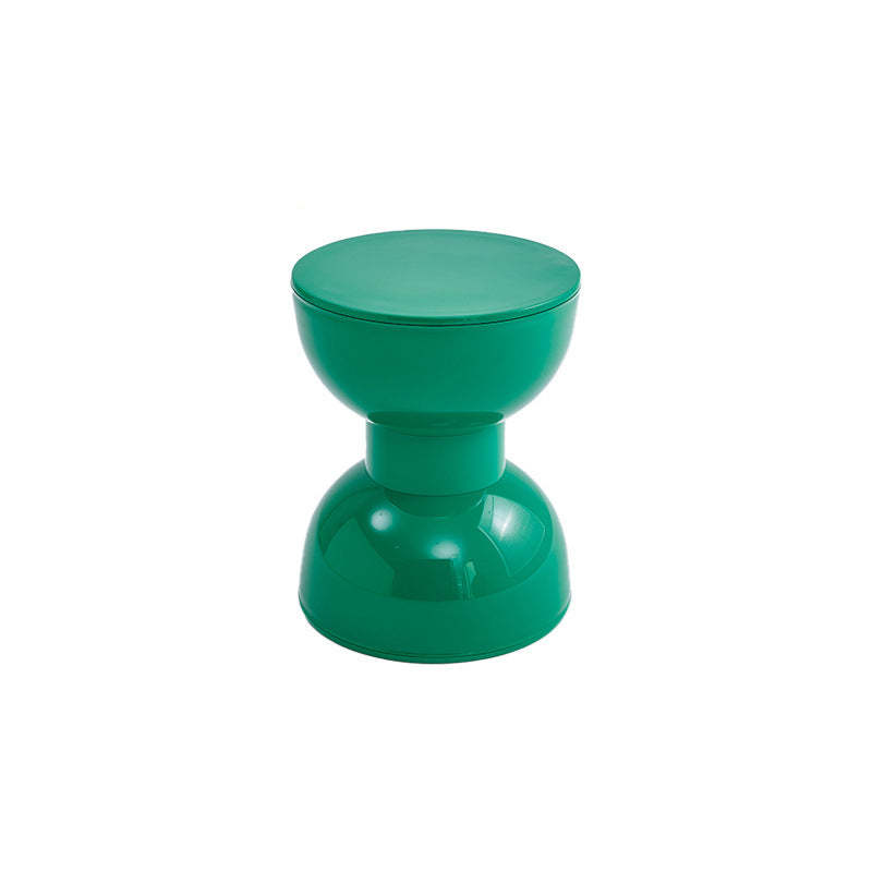 Scandinavian Half Round Barbell Low Stool