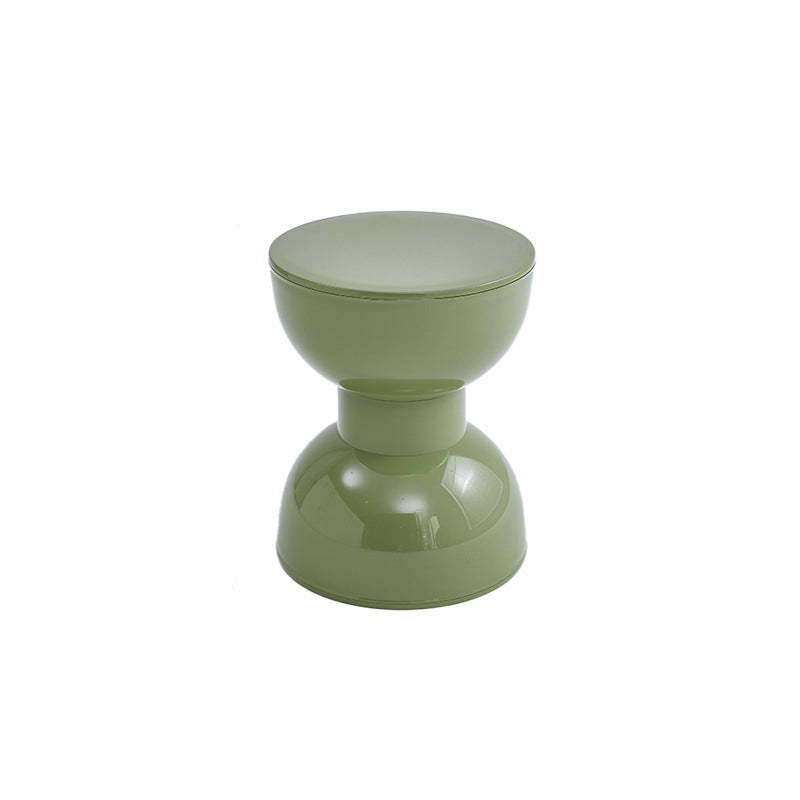 Scandinavian Half Round Barbell Low Stool