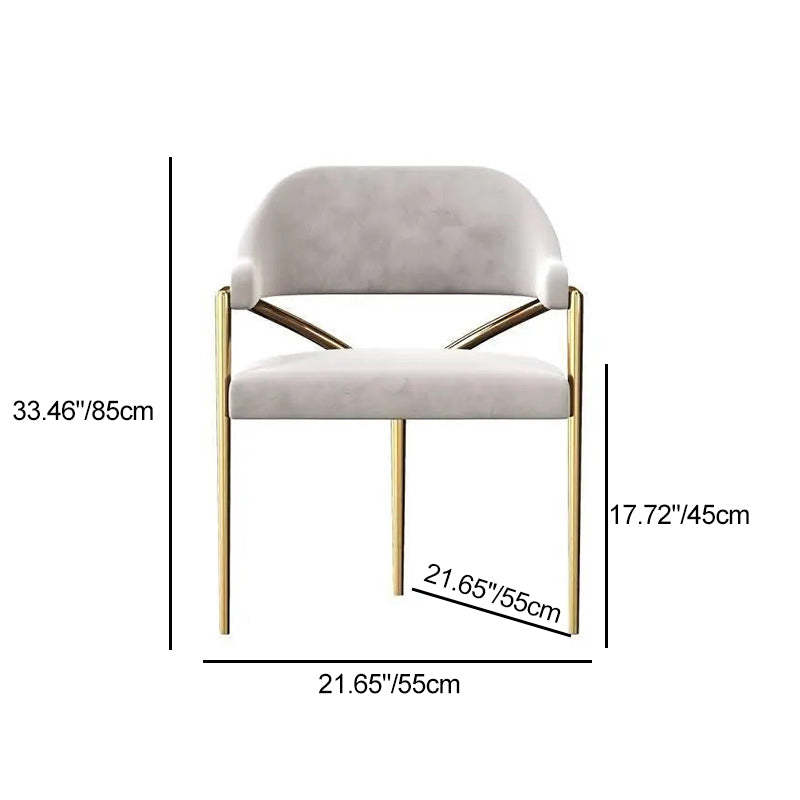 Scandinavian Fabric Dining Chair