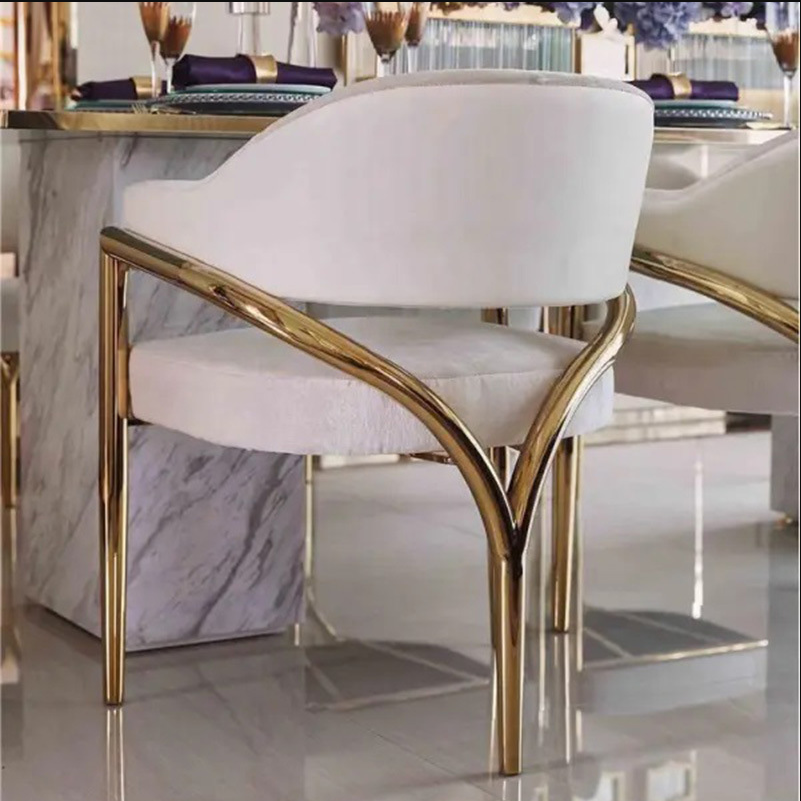 Scandinavian Fabric Dining Chair