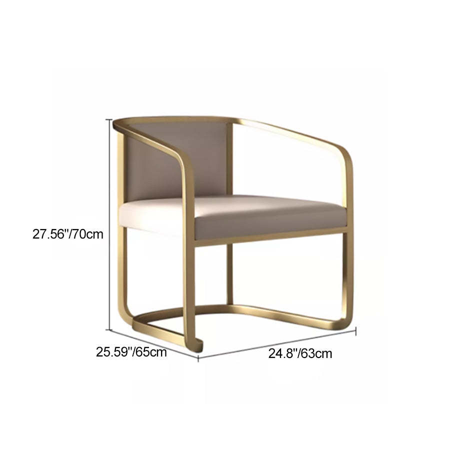 Scandinavian Microfiber Leather Dining Chair