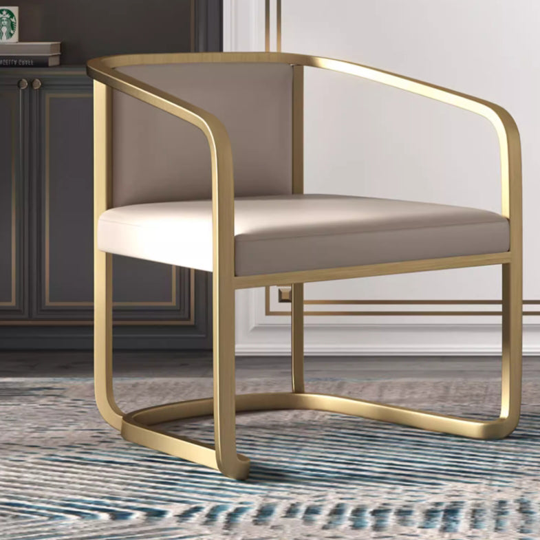 Scandinavian Microfiber Leather Dining Chair