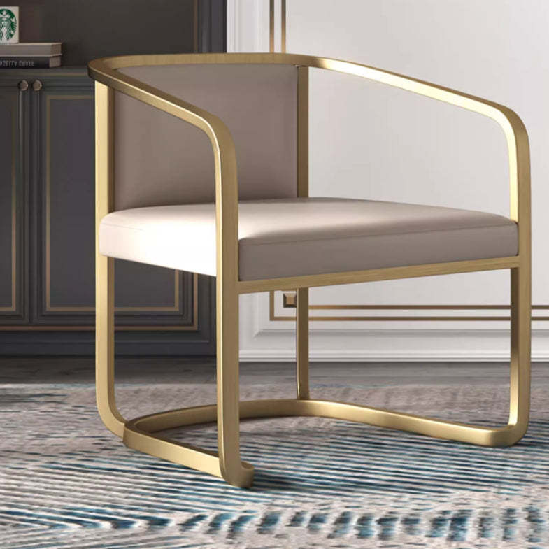 Scandinavian Microfiber Leather Dining Chair