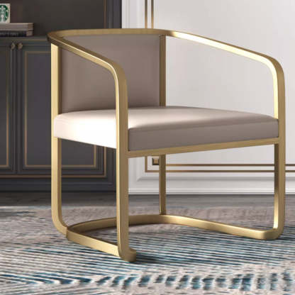Scandinavian Microfiber Leather Dining Chair