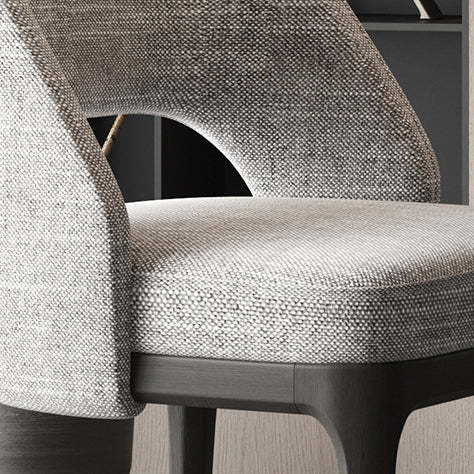 Scandinavian Arc Hollow Wood Dining Chair