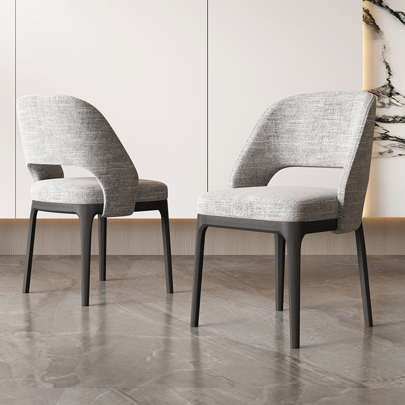 Scandinavian Arc Hollow Wood Dining Chair