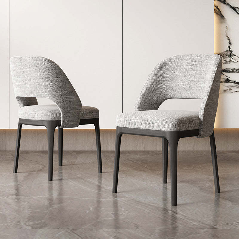 Scandinavian Arc Hollow Wood Dining Chair