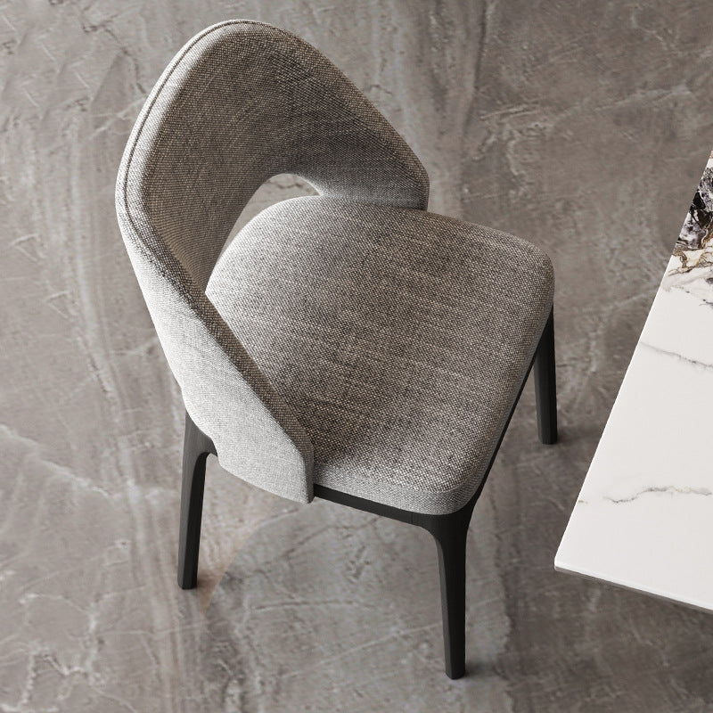 Scandinavian Arc Hollow Wood Dining Chair