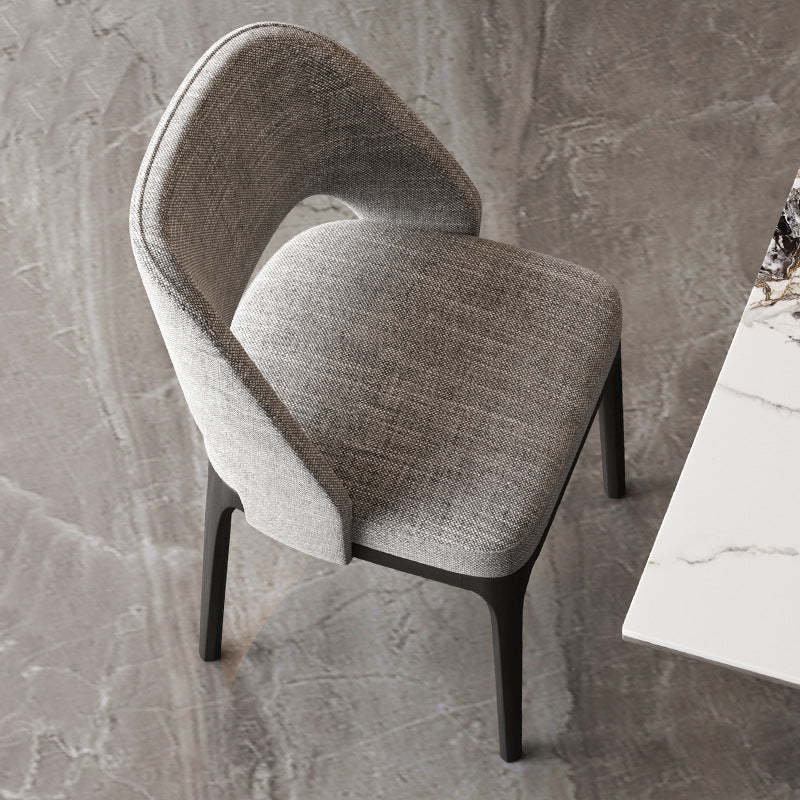 Scandinavian Arc Hollow Wood Dining Chair