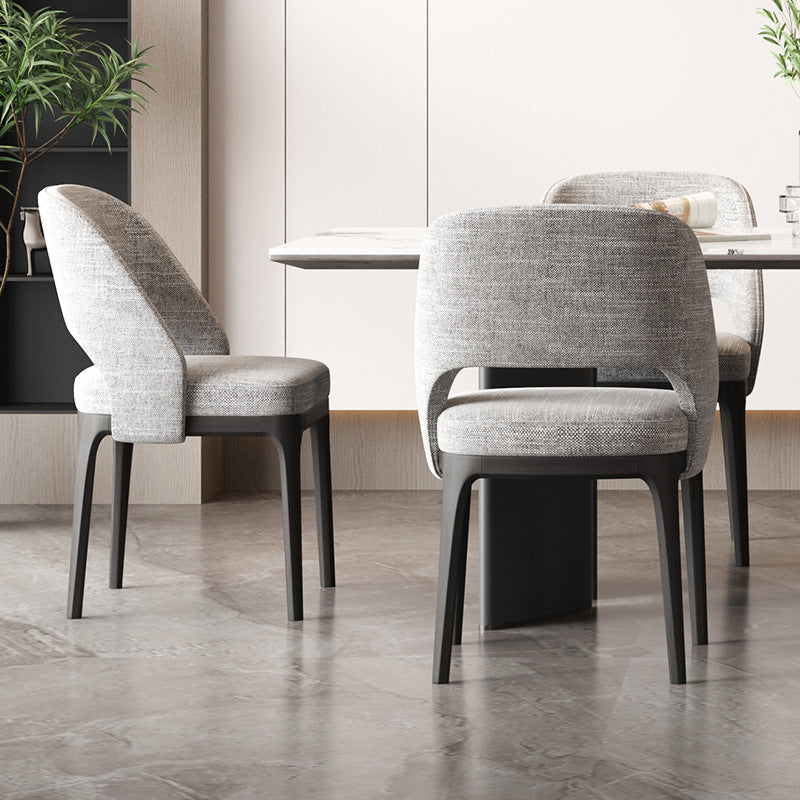 Scandinavian Arc Hollow Wood Dining Chair