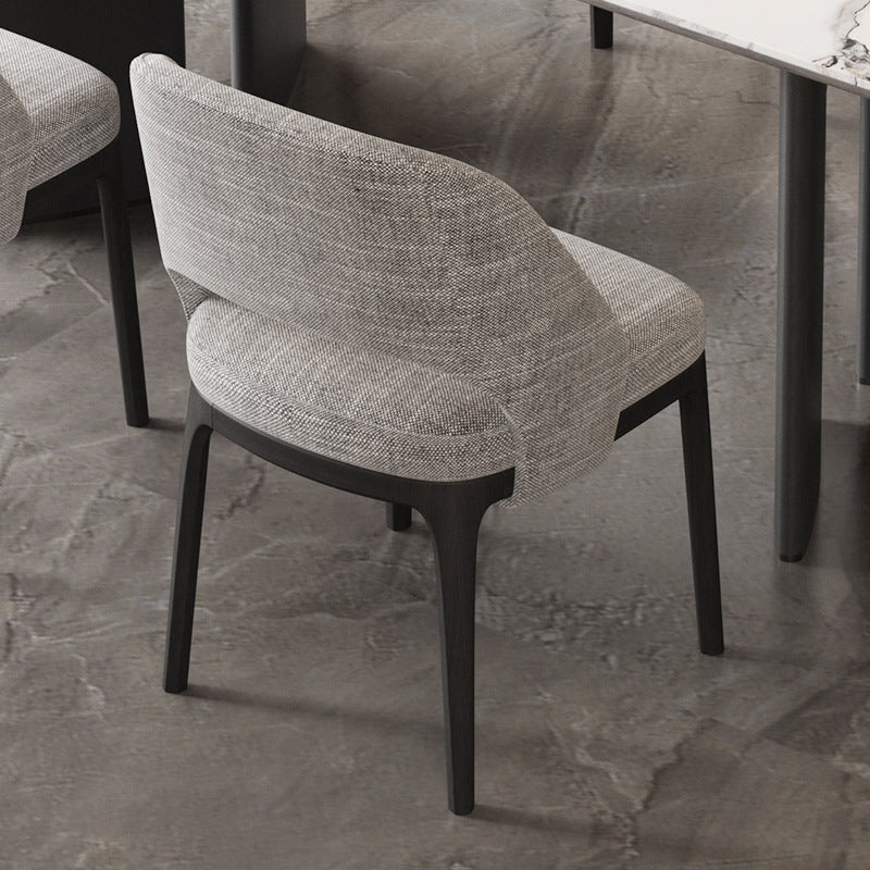 Scandinavian Arc Hollow Wood Dining Chair