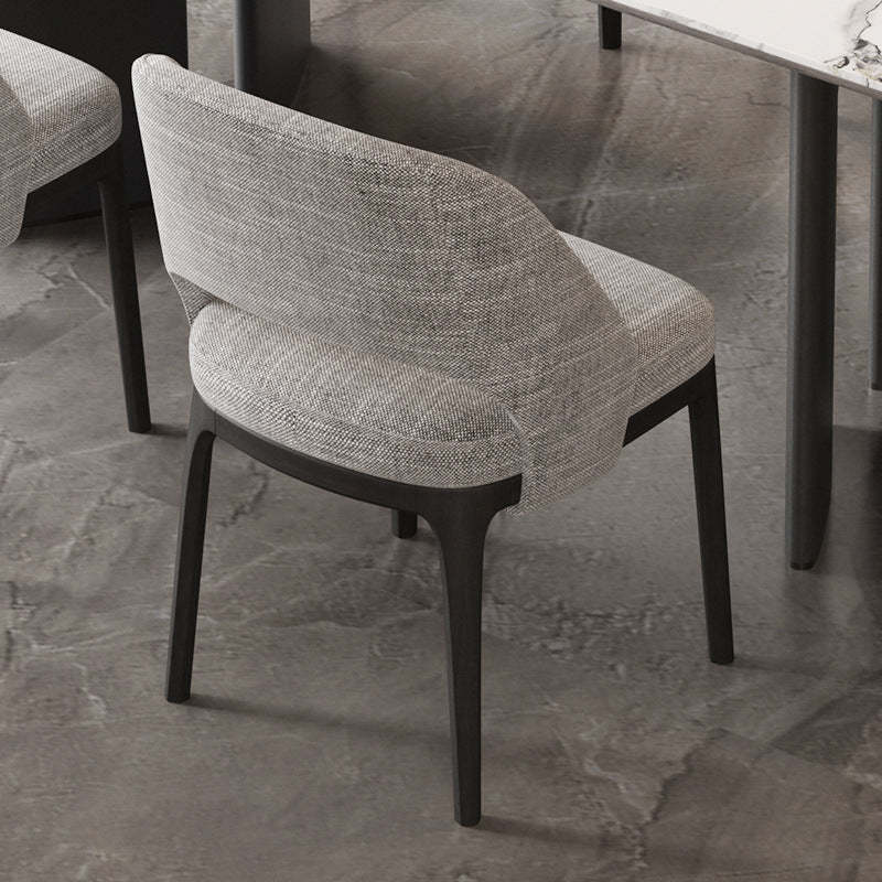 Scandinavian Arc Hollow Wood Dining Chair