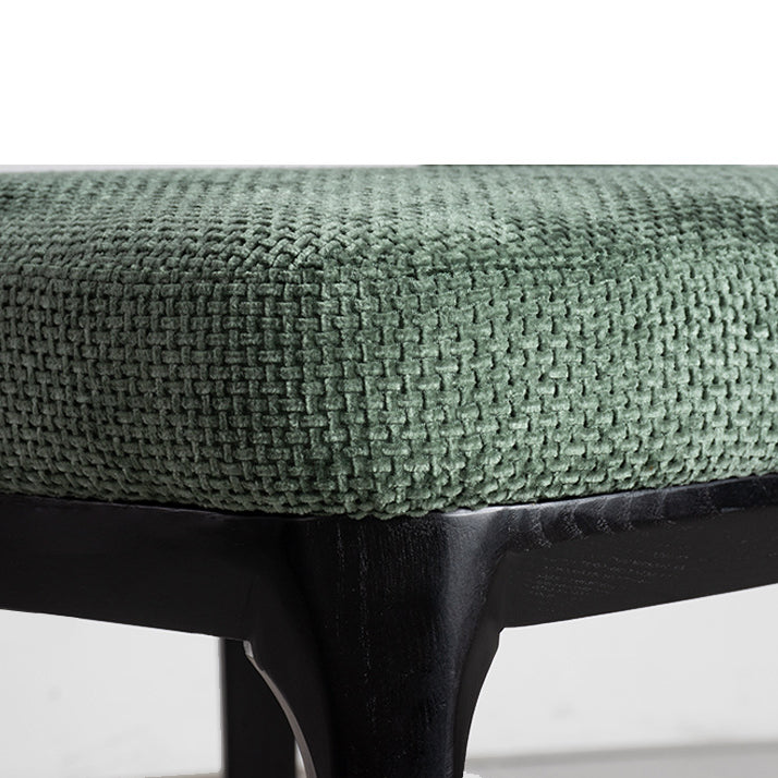 Scandinavian Openwork Curved Wood Dining Chair