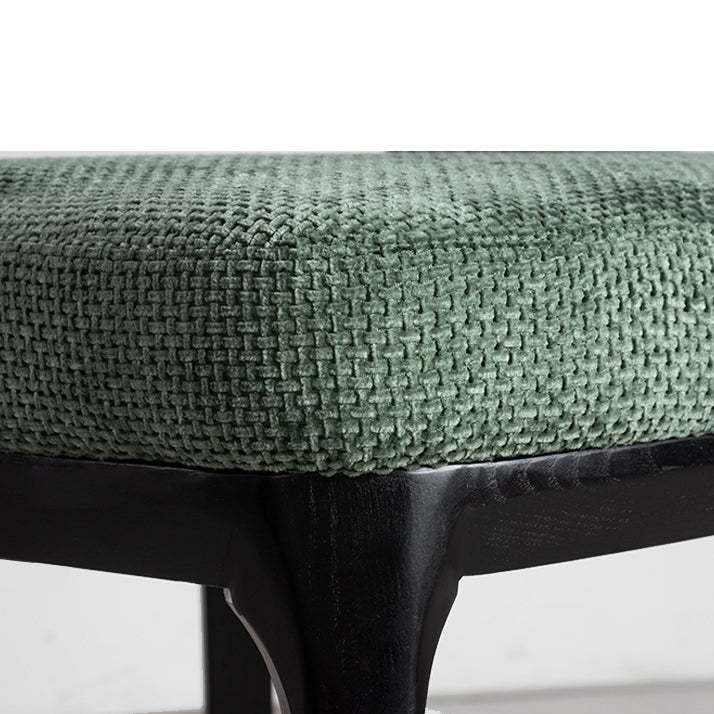 Scandinavian Openwork Curved Wood Dining Chair