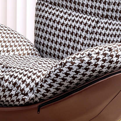Scandinavian Arc Swing Velvet Accent Chair