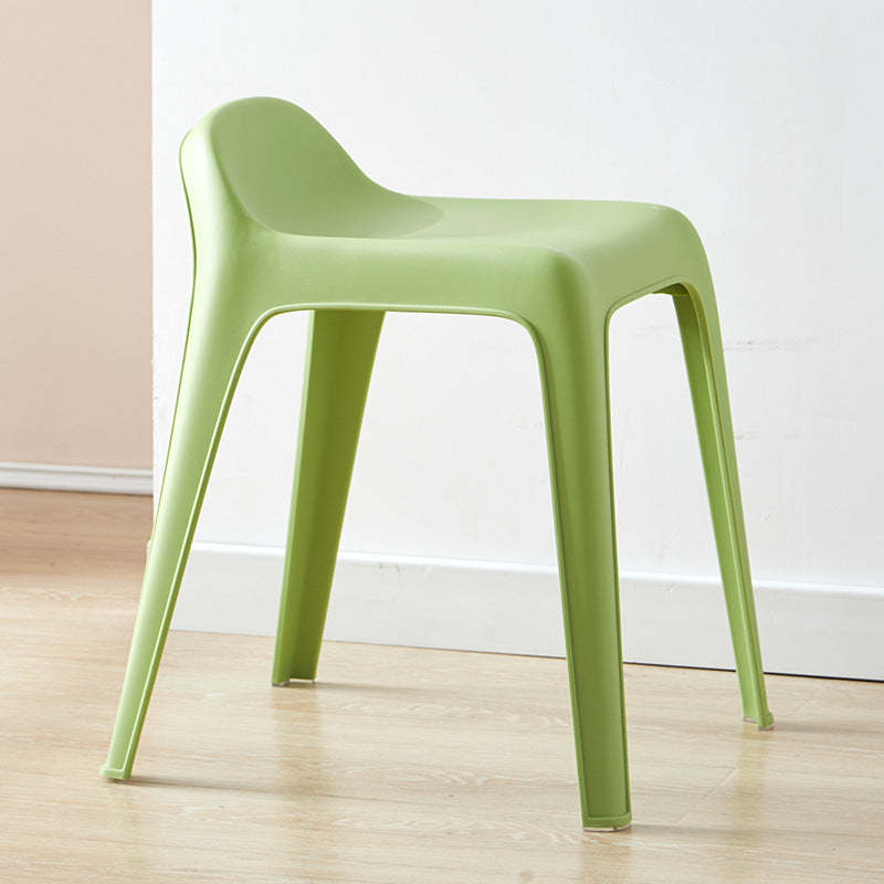 Minimalist Curved Plastic Chair